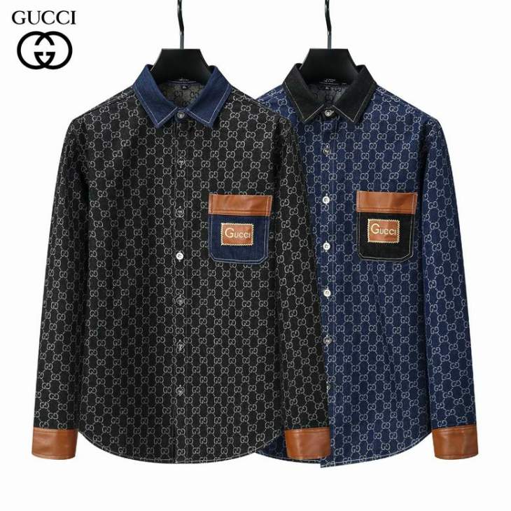 Picture of Gucci Shirt Long _SKUGucciM-3XL14m27126399